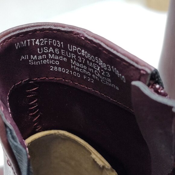 Time and Tru Chelsea Ankle Lug Sole Combat Boot Memory Foam Women's Size 6 NWT - Picture 11 of 11